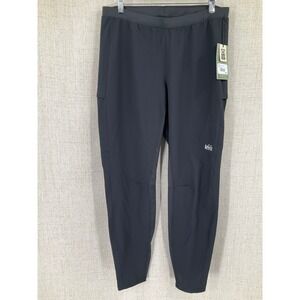 REI Co-op Junction Hybrid Cycling Tights Womens Large Black Activewear Pockets
